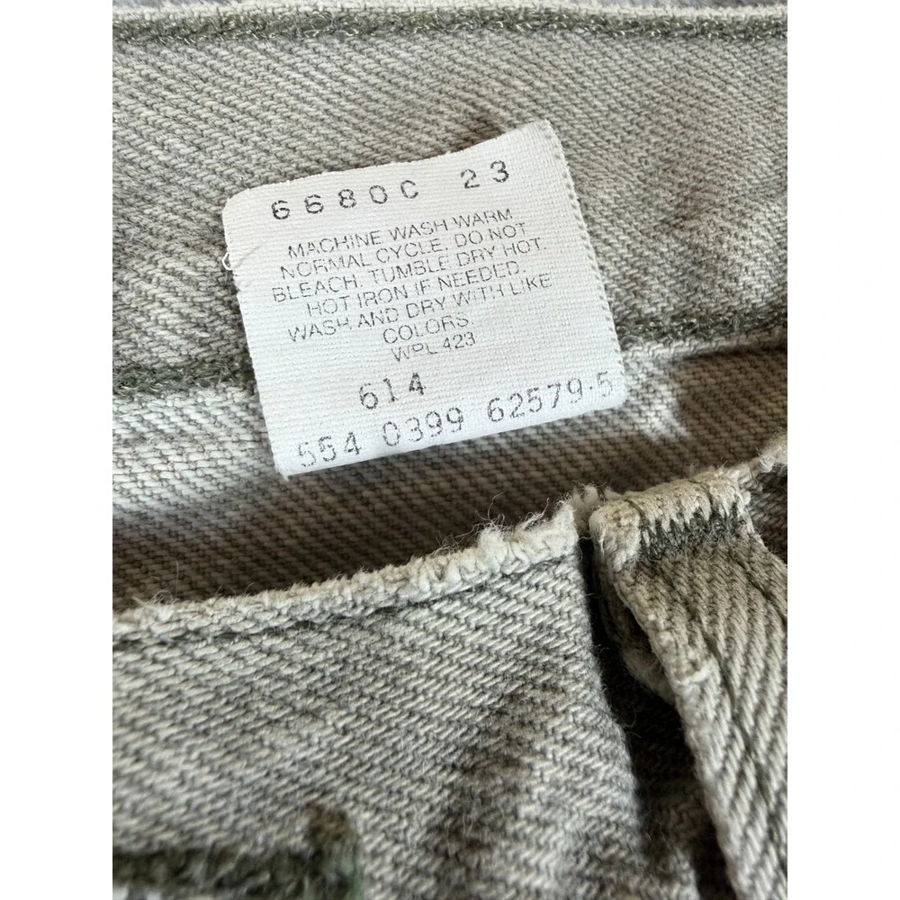 Vtg Levi's 550 Relaxed Fit Jeans Men's 34x34 Gray USA Made 80s 90s Tapered Leg